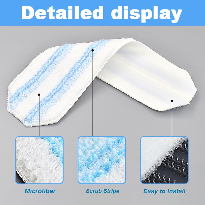 Tête de serpillère de rechange en microfibres Easywring pour serpillère Tête de serpillère de rechange en microfibres Easywring pour serpillère
