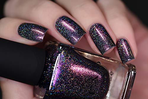 Image of ILNP Hide Away - Pink to Green Color Kissed Ultra Holographic Nail Polish