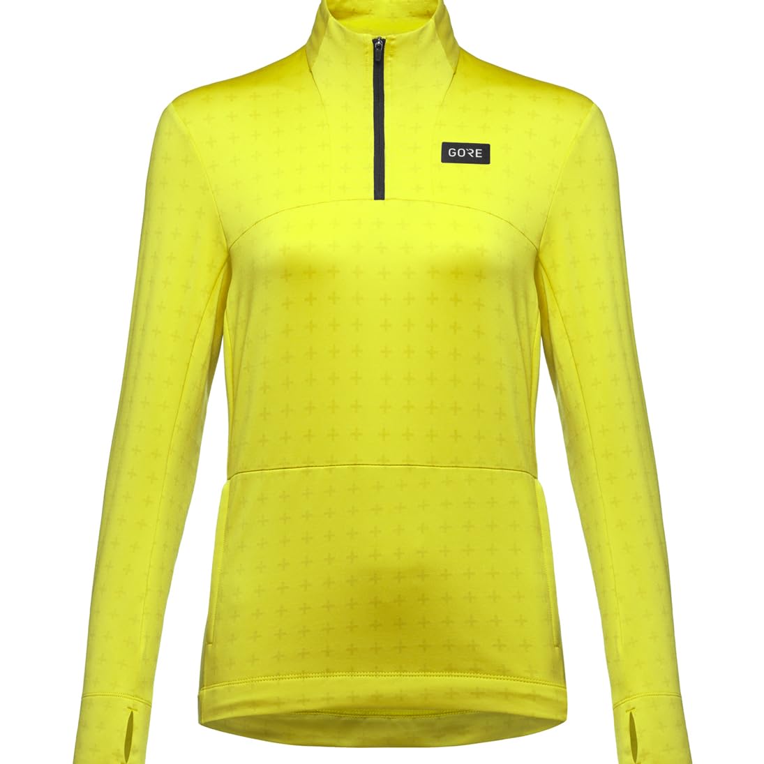 GOREWEAR Everyday Thermo 1/4-Zip Womens, Neon Yellow, XXS