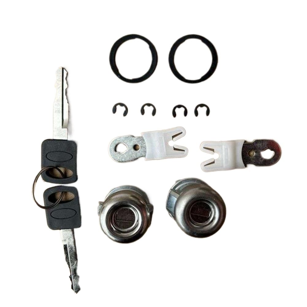 Ignition Switch Lock Cylinder Accessory with 2 Door Locks Compatible with Excursion F-250 Freestar 7012802