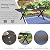 Trumbeak 9-Piece Patio Dining Set Outdoor Conversation Set,Metal Outdoor Furniture Set with Umbrella Hole Cut-Out 78.7" x 35.4" Table and 8 Metal Chairs for Backyard,Garden,Grey