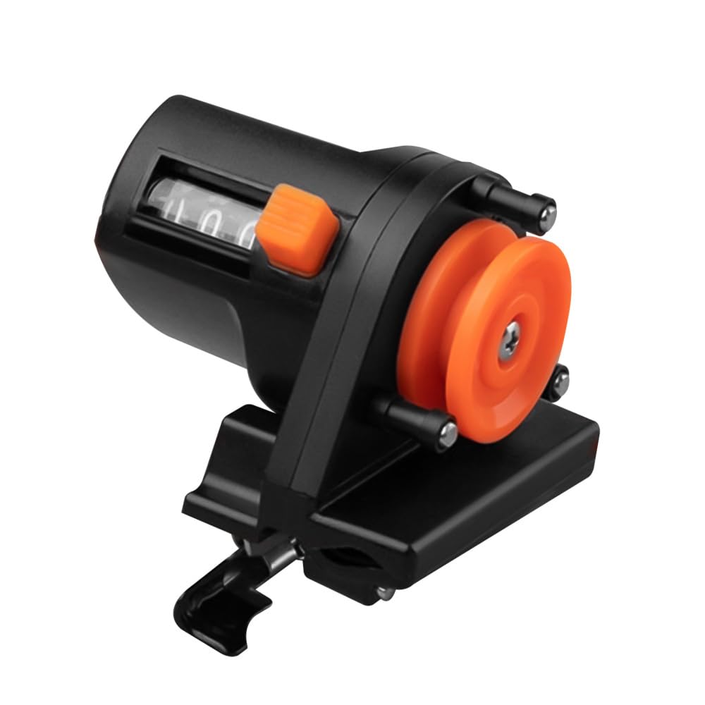 MiOYOOW Fishing Line Counter, Tackle Length Gauge, Bidirectional Counting Accurate Depth Finder Clip
