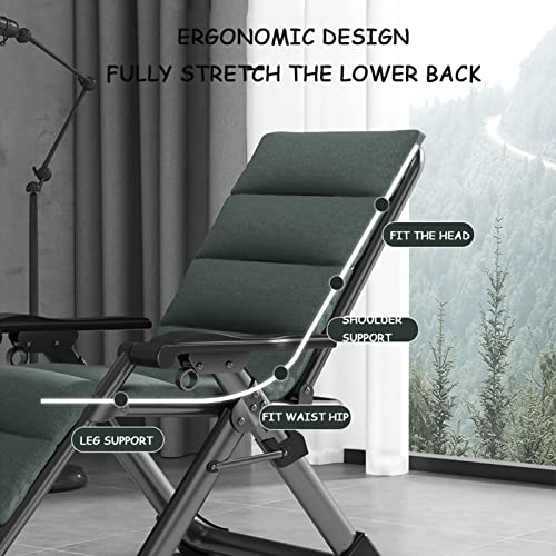 Dossier réglable sur cette chaise inclinable extérieur contre le mal de dos