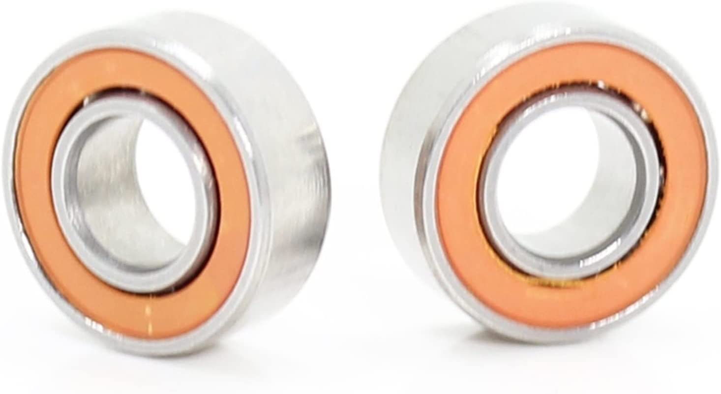 JGNAYRKJQI 2Pcs S686-2RS CB LD ABEC-7 6 * 13 * 5mm Stainless Steel Hybrid Si3N4 Ceramic Bearing Fishing Reel S686RS