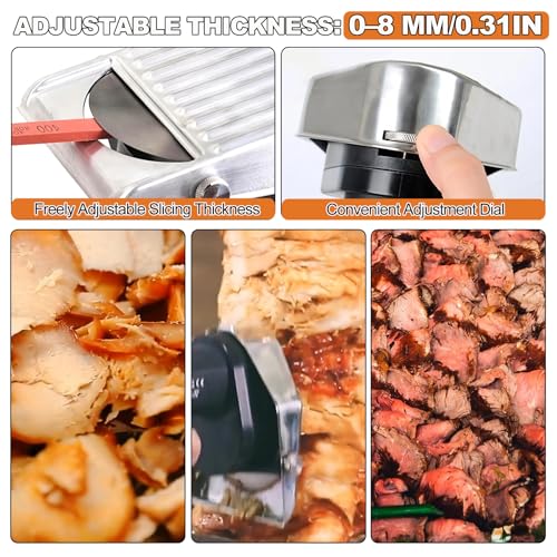 Cortadora eléctrica inalámbrica de kebab 80W con batería recargable miniatura 3