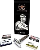 maquina de afeitar manual antigua El paquete incluye 4 paquetes de 5 cuchillas para un total de 20 cuchillas para que puedas probar la navaja con cuchillas diferentes. Incluye cuchillas Astra Platinum, GiIIette Platinum, GiIIette Rubie y Rapira Platinum Lux