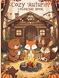 Photo Gallery cozy autumn forest & coffee coloring book: relaxing fall scenes with cute animals, warm drinks & creative coloring for adults & kids Photo Gallery cozy autumn forest & coffee coloring book: relaxing fall scenes with cute animals, warm drinks & creative coloring for adults & kids