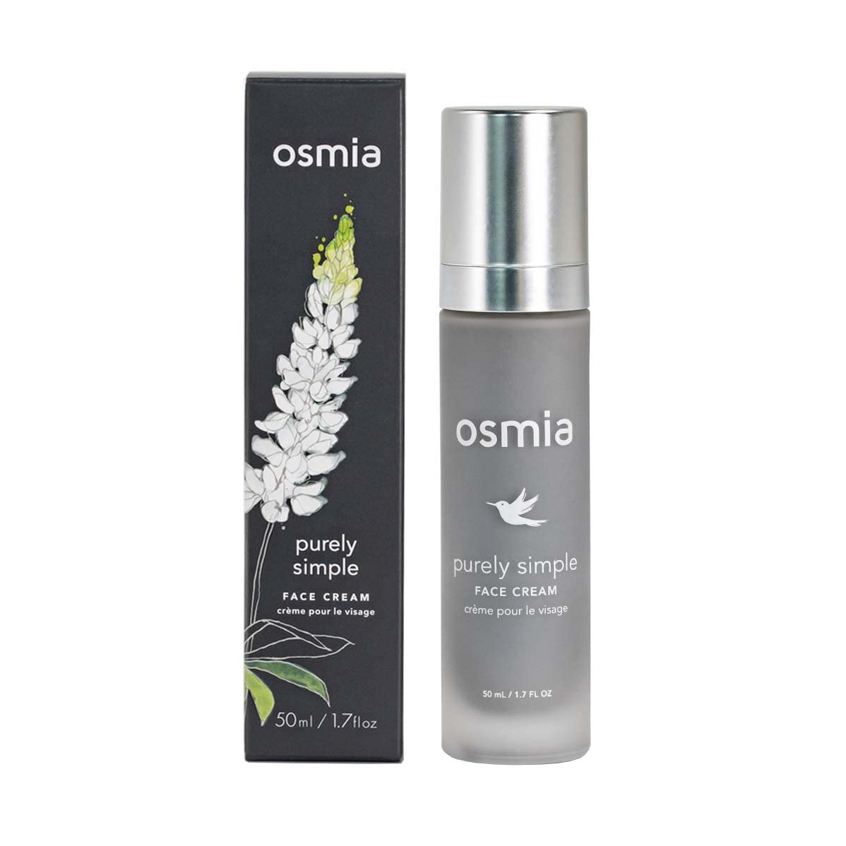Osmia Natural Purely Simple Face Cream For Sensitive + Reactive Skin Clean