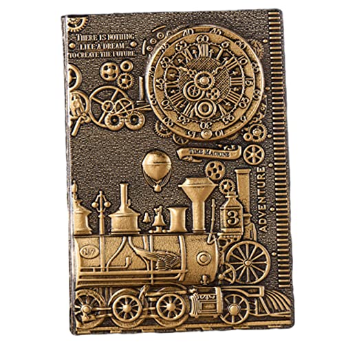Carnet de notes rigide vintage relief protégeant vos écrits de bureau