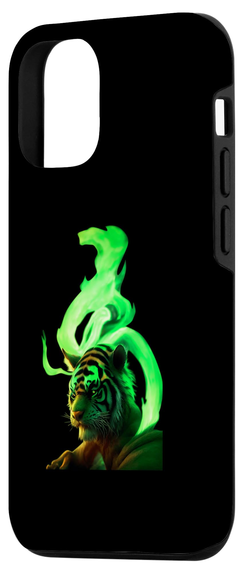 Amazon.com: iPhone 14 Handsome Anthro Green Tiger Mage Flames Cinematic  Fire Case : Cell Phones & Accessories
