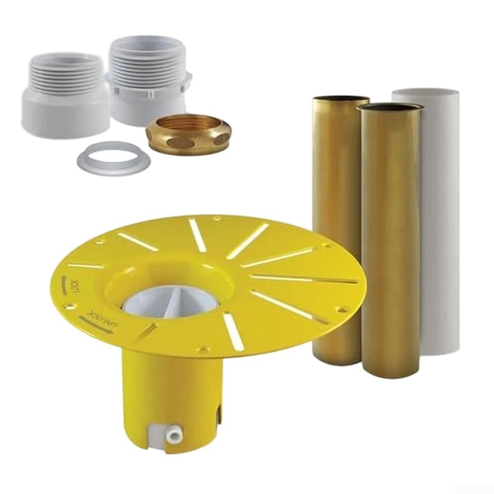 Kit de drenaje de bañera independiente, sistema de instalación rugosa para desagües macho y hembra roscados de 1-1/2 pulgadas, piezas de fontanería de PVC y latón a prueba de fugas para instalación de