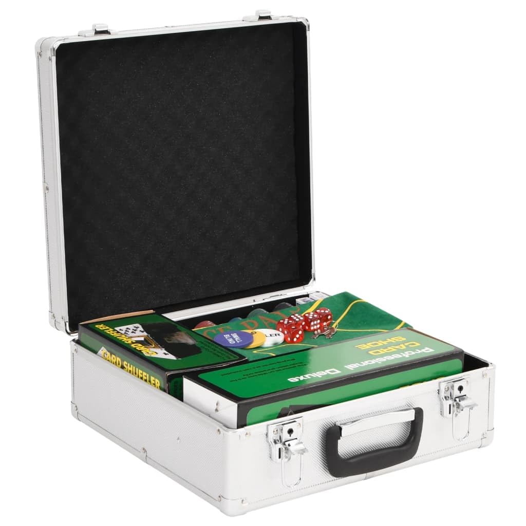 Jeu de Poker, Coffret Set de Poker Jeux Blackjack Set 600 pcs 4 g