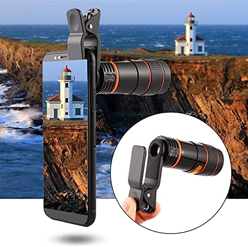 Mini telescopio monocular de gran aumento con lente de enfoque largo universal 7