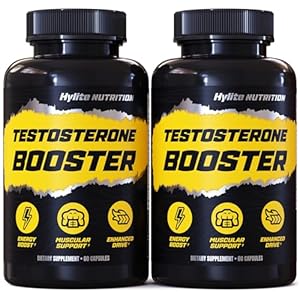Testosterone Booster – Testosterone Supplement for Men – Male Enhancing Pills for Muscle Growth, Libido, Stamina, Strength – Tongkat Ali Muscle Builder Workout Supplement – Total T Test Boost – 2 PACK