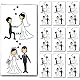 100 Taschentücher (10x10) Married Couple - Verliebtes Hochzeitspaar/Hochzeit/Freudentränen