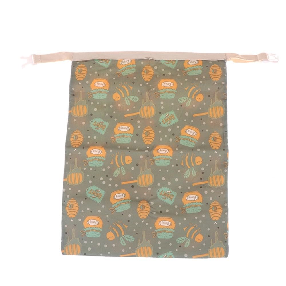 Beeswax Linen Bread Bag - Eco-Friendly Reusable Food Storage for Homemade Bread and Baked Goods(Color 2)