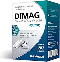 Dimag Dimalato de Magnésio 400mg 60 Cápsulas Maxinutri