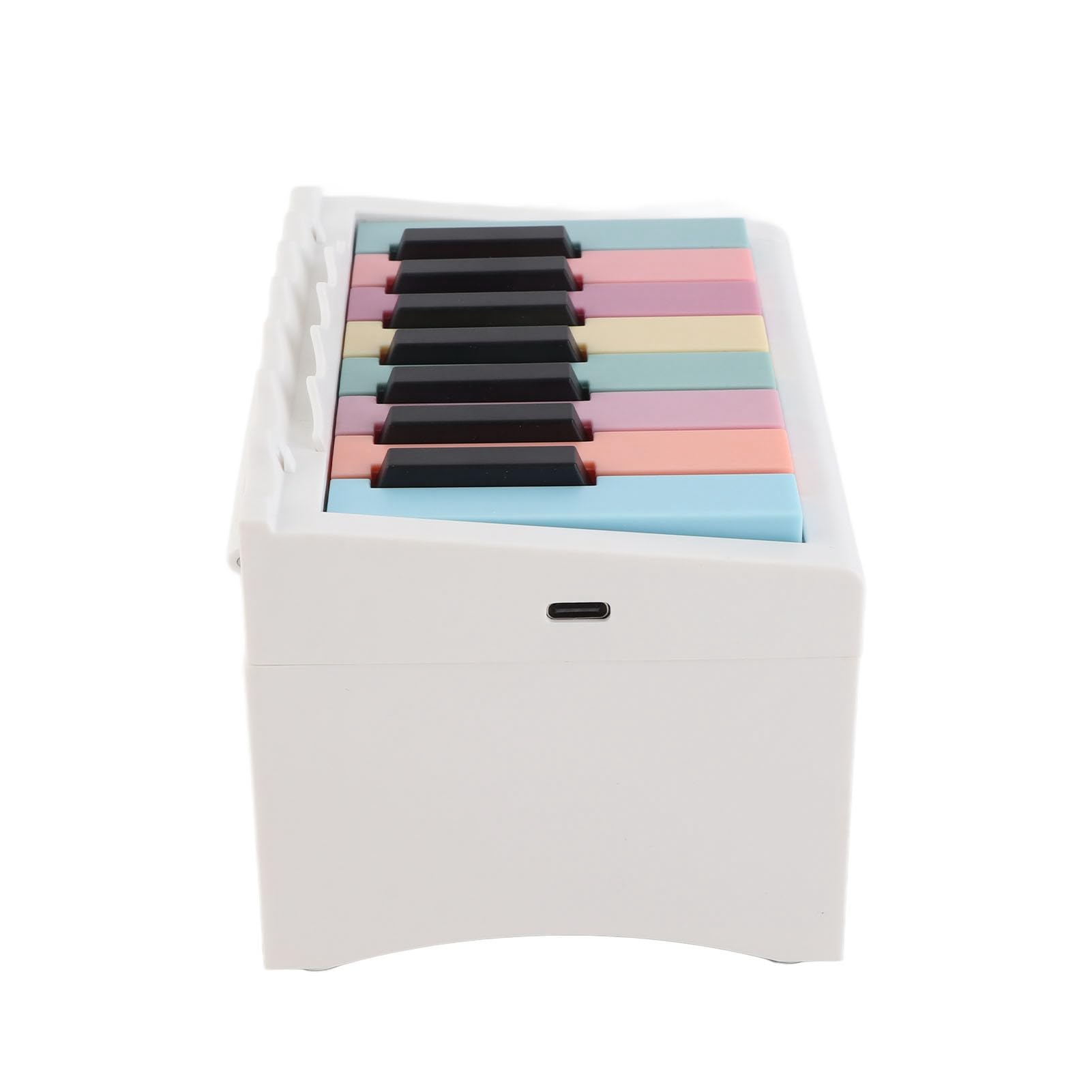 Calendrier du Piano : un Calendrier Musical Hebdomadaire Comprenant un Piano Jouable, 52 Cartes Musicales et Partitions, Rechargeable par USB, un de bureau. (WHITE)