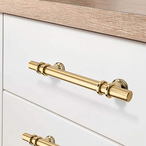 Miniatura 7 de ECREW Tiradores de gabinete de cocina, manijas de barra en T, tiradores de puerta de muebles, tiradores de cajones, tiradores de armario, centros de