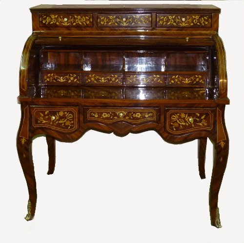 Stendhal Art.XF75 Scrittoio a Rullo in Noce