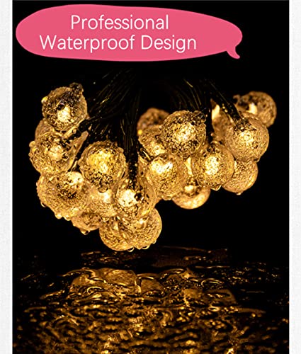 I-Chony Outdoor String Lights Indoor Crystal Globe Light - 33Ft With 80 Led Multicolour String Lights For Christmas Trees Birthday Wedding Places Party Decorations #TOP5