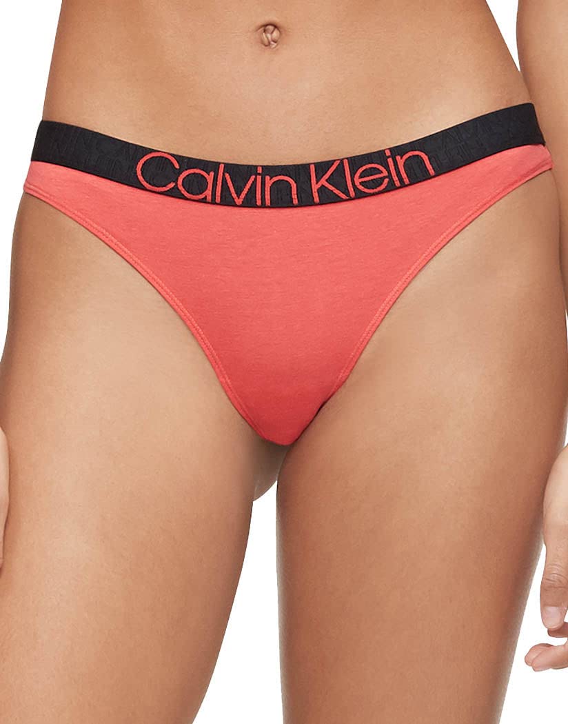 Calvin Klein Womens Reconsidered Comfort Thong Panty