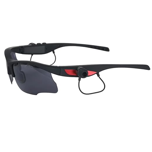 Smart Sport Sunglasses with Unbeatable UV Protection and Wireless Bluetooth 5.0 Perfect Wearable Technology for Outdoor Adventures, Gaming, Hands-Free Calls, Music On-The-Go & More (Black)