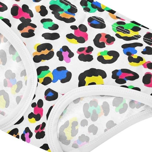 Cotton Toddler Girls Underwear Colorful Spots Black Green Panties Little Girl Animals Briefs Girls Undies 2t4