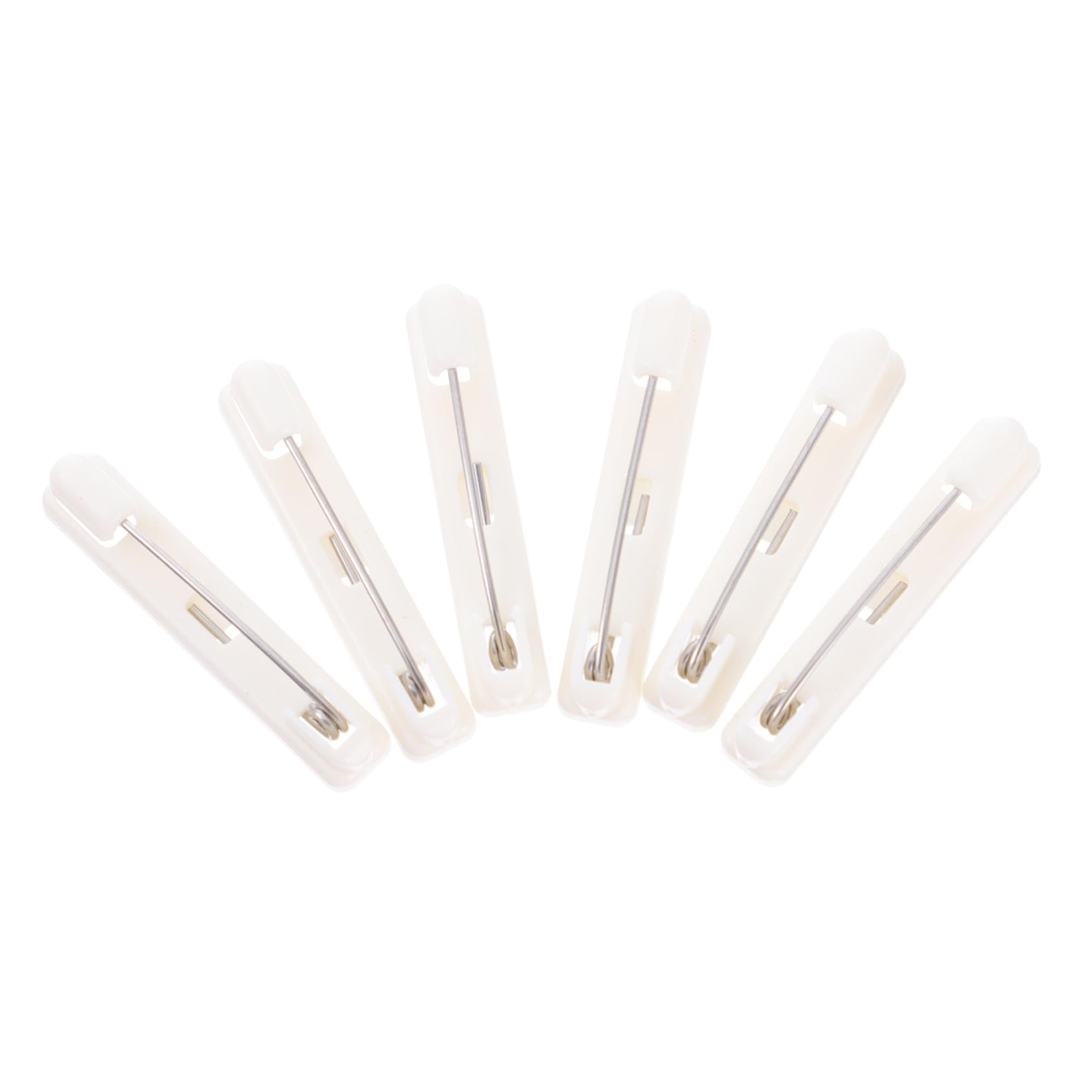 ERINGOGO Work Number Plate Pin 300 Pcs Bar Badge Pin Back Light Weight and Wear-Resistant Name Tag Badge Accessory