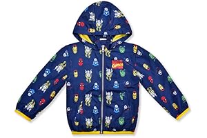 Boys Thor, Iron Man, Hulk, Captain America, Spider-Man Hero Windbreaker Jacket