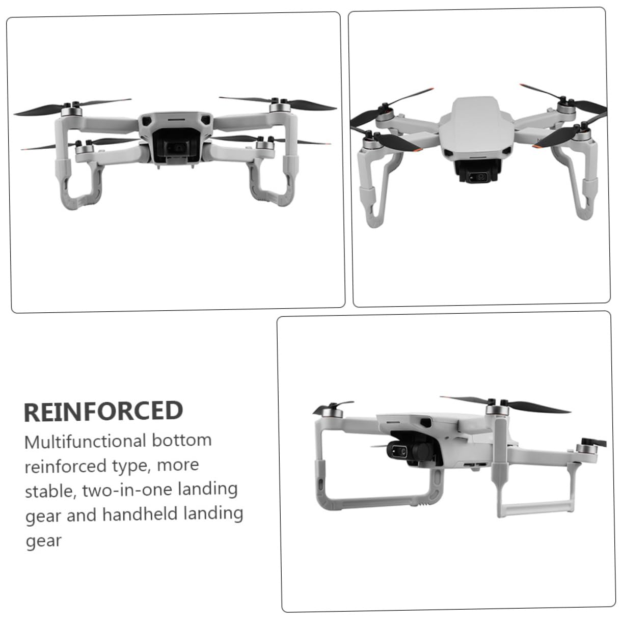 ifundom 3juegos Extensor De Altura para Drones Mini Aumenta Ligero y Estable Accesorio Multifuncional para Aterrizajes Terreno Irregular