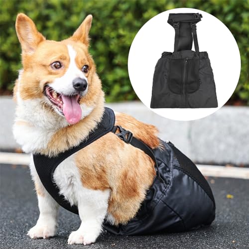 Dog Drag Bag for Paralyzed Rear Legs- Dog Wheelchair Alternative ?Protects Chest and Limbs(Medium)