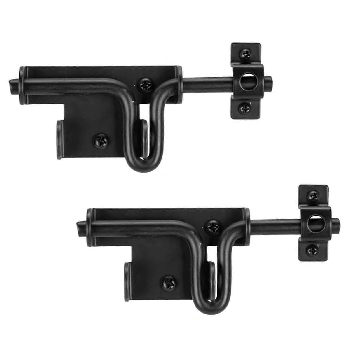 Joyhappst Image Color Heavy Duty Slide Bolt Gate Latch,Sliding Bolt Door Lock With Padlock Hole, Slide Bolt Hardware For Shed Door/Barn Door