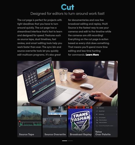 Image of Davinci Resolve Pro Studio 20 2026 Version (100% Genuine) for Mac OR Windows (1PC /MAC) (Remote Installation) (Pre-Activated) Lifetime Validity (Video Editing Editor)