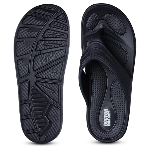 Image of DOCTOR EXTRA SOFT Women's Classic Ultra Soft Flip Flops /Slippers with Cushion FootBed for Adult | Comfortable & Light Weight|Stylish & Anti-Skid| Waterproof & Everyday Slip-on for Ladies & Girls D-515