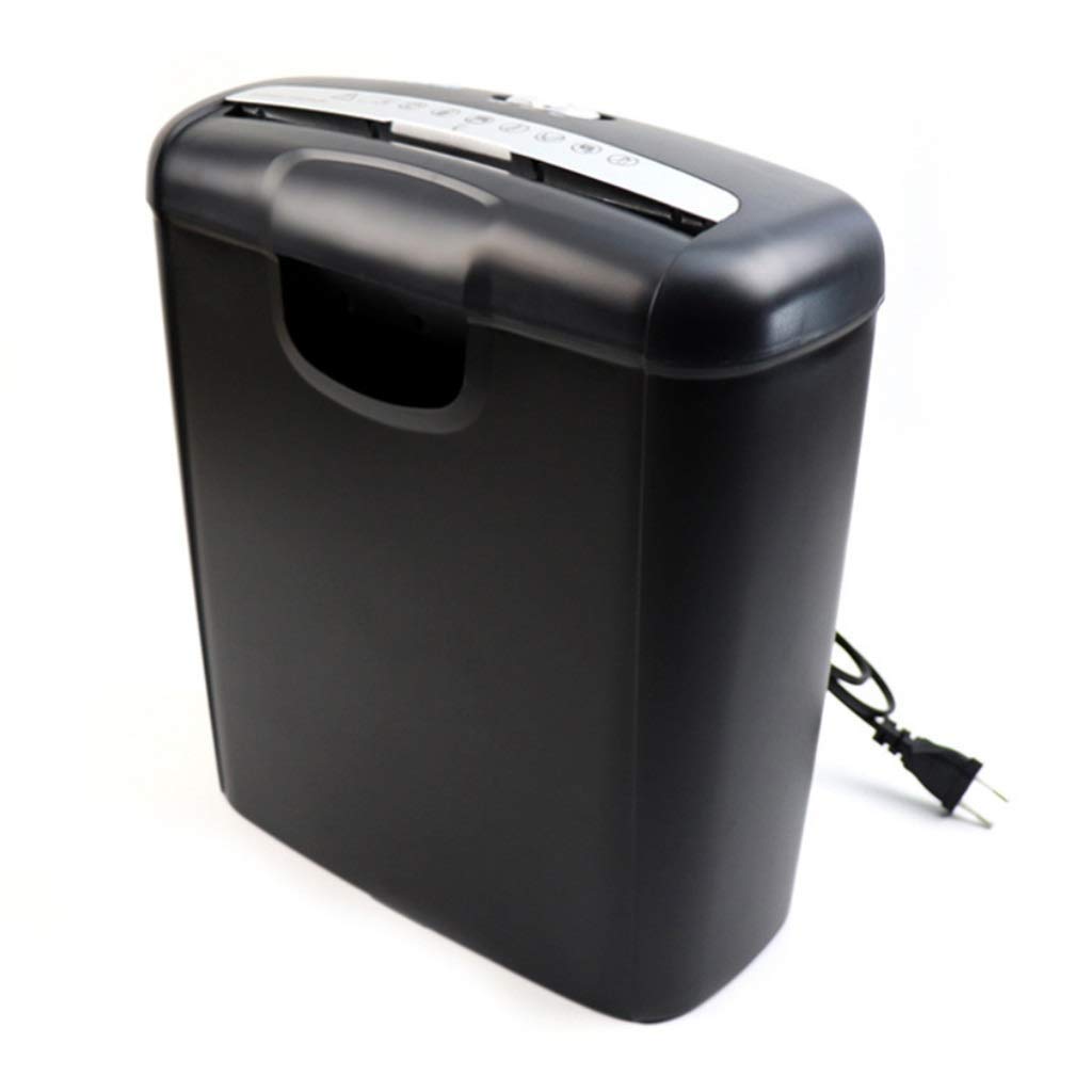 Trituradora de 6 páginas con Cortes transversales y Funcionamiento silencioso Papel triturado/Tarjeta de crédito con 10 litros, CD/DVD, y la Tarjeta de crédito