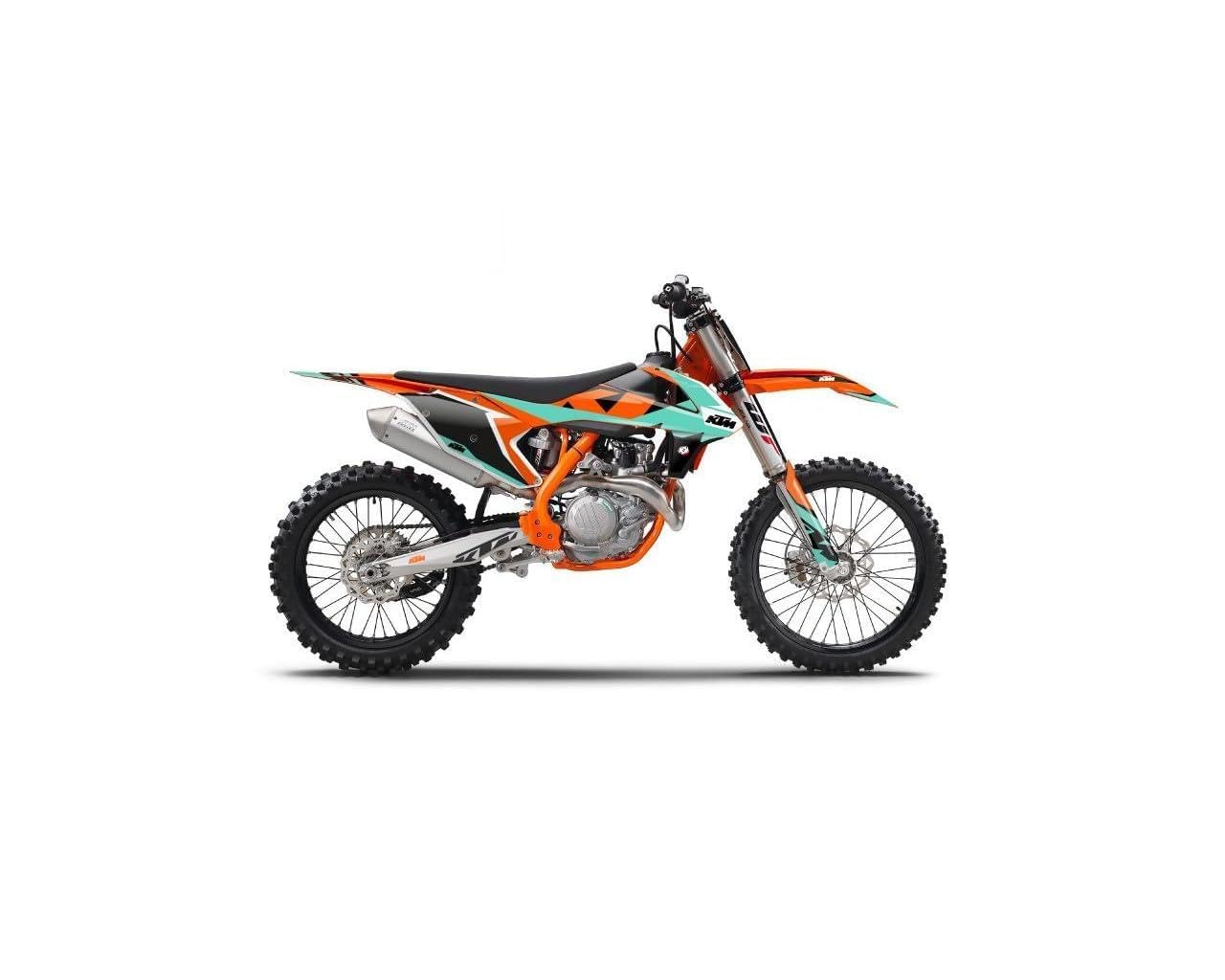 Kit déco KTM 250 SXF Gravity vert pour rénover vos carénages rayés