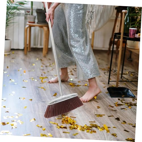 LOLIPPYY Edelstahl Haushaltsbesen mit Langem Griff Langlebig und Leicht für Boden Bad und Gartensäuberung Praktischer Platzsparender Zimmerbesen für Vielseitige Reinigung – Bild 5