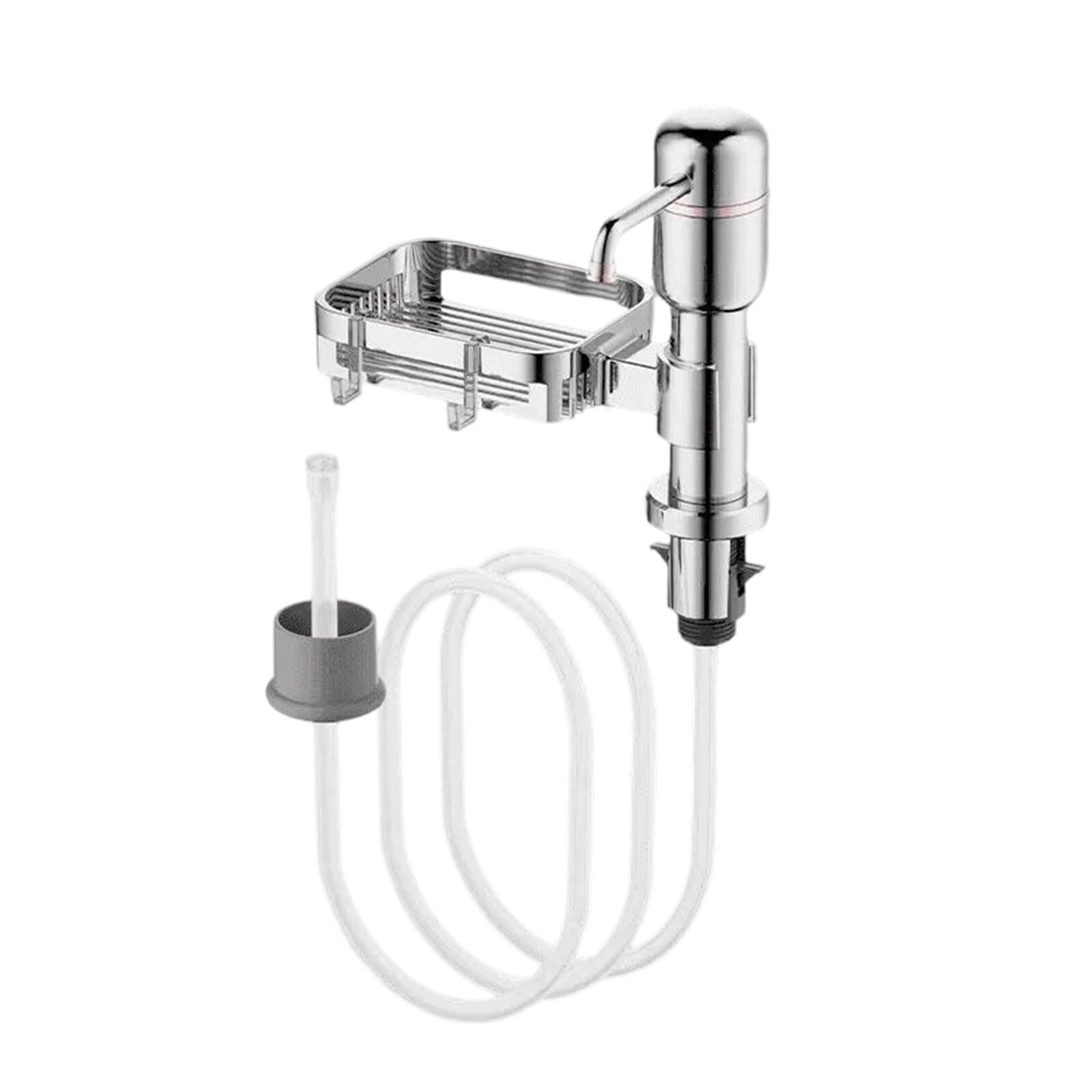 SueaLe Soap Dispenser for Kitchen Sink Soap Dispenser Pumps with Sponges Holder Under Counter ABS Pumps Head Space Saving