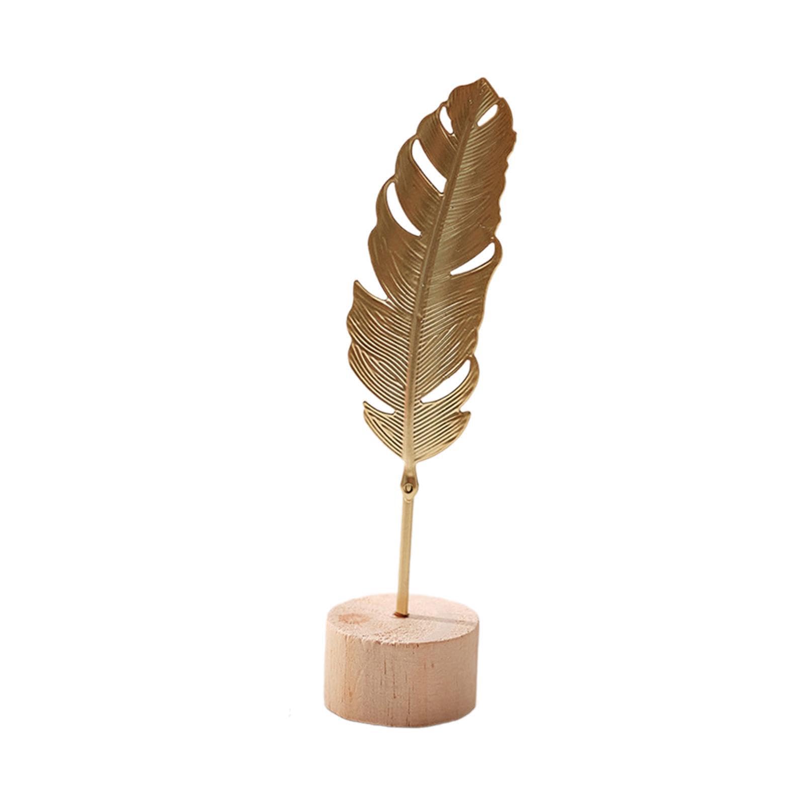 TWISAXC Metal Statue Sculpture Home Decor for Creative Art Figurine With Base Beautifully Designed Crafts Statue Desktop Ornament Crafts Desktop Bookshelf Ornament Modern, Style B