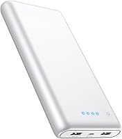 Vista 8 de Cargador portátil de 38800 mAh con 5 salidas y 2 entradas, PD USB C entrada y salida rápida de teléfono, batería externa de respaldo, esencial