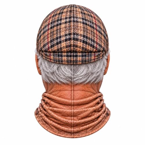 Funny Ski Mask fot Old Man - Winter Realistic Face Balaclava 3D Full Face Print Coffee - image 7