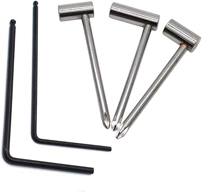 TUOREN Guitar Truss Rod Wrench Set with L Wrench 5-Pack