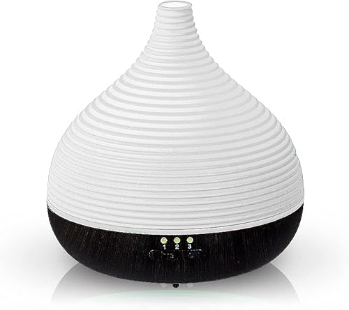 AROMAR Difusor de aceite ultrasónico esencial, humidificador de niebla fría y aromaterapia, difusores para aceites esenciales con apagado automático