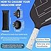 Pickleball Paddle Grip Bonus Overgrip Comfortable Pickleball Wrap Grip Pickleball Grips Overgrip for Enhanced Control, Shock Absorbing, Anti Fatigue Includes Free Pickleball Paddle Grip Tape (Black)