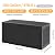 GGYI 100 Gallon Waterproof Large Resin Deck Box, Lockable Storage Container for Patio Cushions, Garden Tools, Indoor & Outdoor (Black)