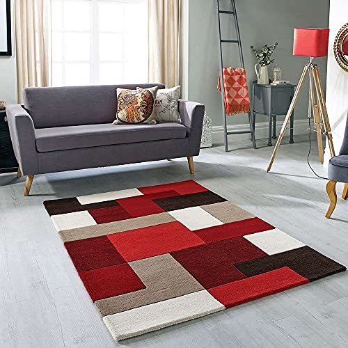 Image of Handmade Tufted Area Rug | Premium Carpets for Living Room & Bedroom - US Export Quality Home Decor Collection - 9x12 feet, Soft, Plush, and Long-Lasting