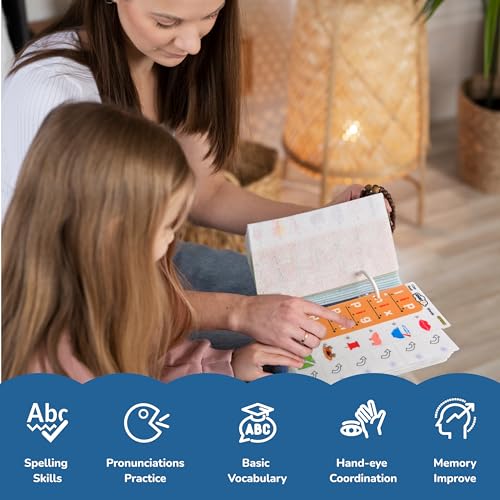 Image of CHEFAN CVC Word Spelling Games, Phonics Flash Card Sight Word Games, Preschool Kindergarten Learning Activities, Montessori Educational Toy Gift for 3 4 5 6 Year Old Kids
