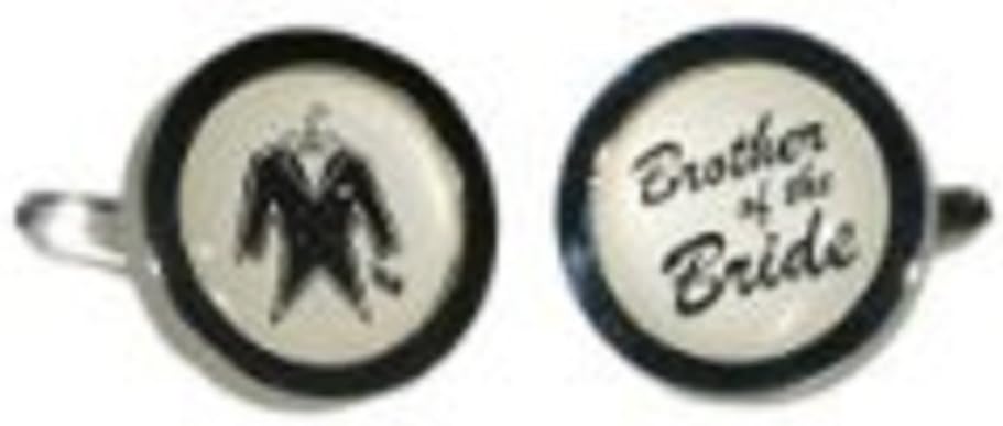 Gtr Men's Cufflinks Brother Of The Bride Round Ivory X2Hmtux006 One Size