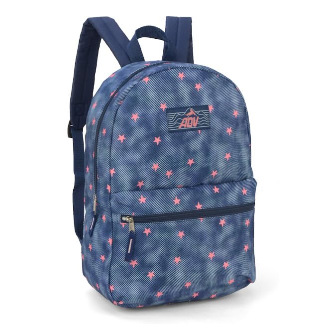 Mochila Feminina Juvenil Adulto ADV Coração Estrela Poá Onça